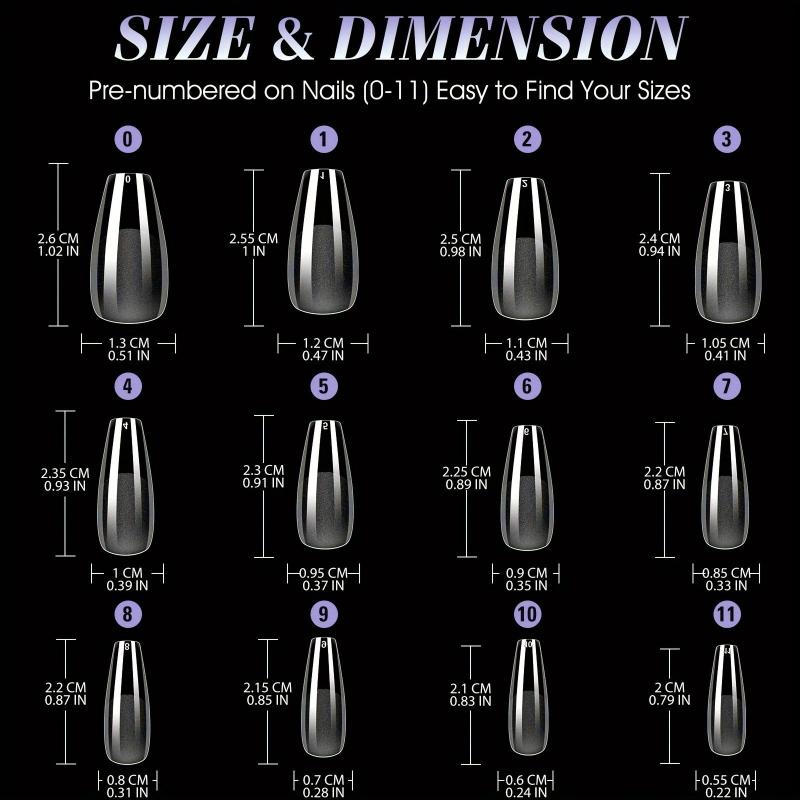 240pcs Soft Gel Nail Tips for Nail Extension