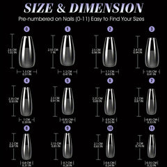 240pcs Soft Gel Nail Tips for Nail Extension