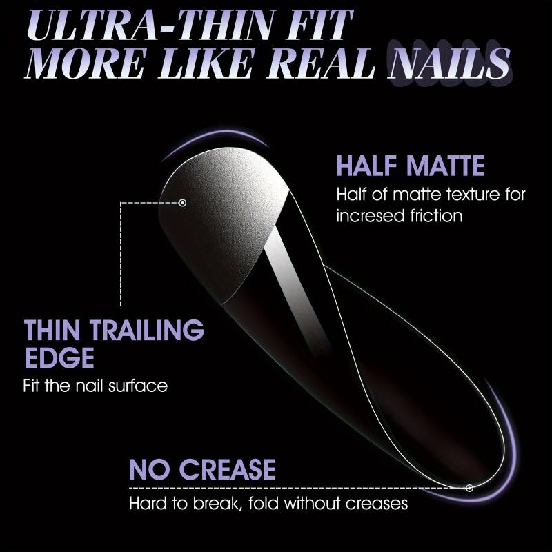 240pcs Soft Gel Nail Tips for Nail Extension