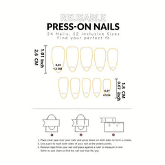 Matte Stiletto Press On Nails with Spider Web and Moon Designs