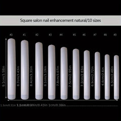 Long False Nail Extra Long Nail Tips 10 Sizes