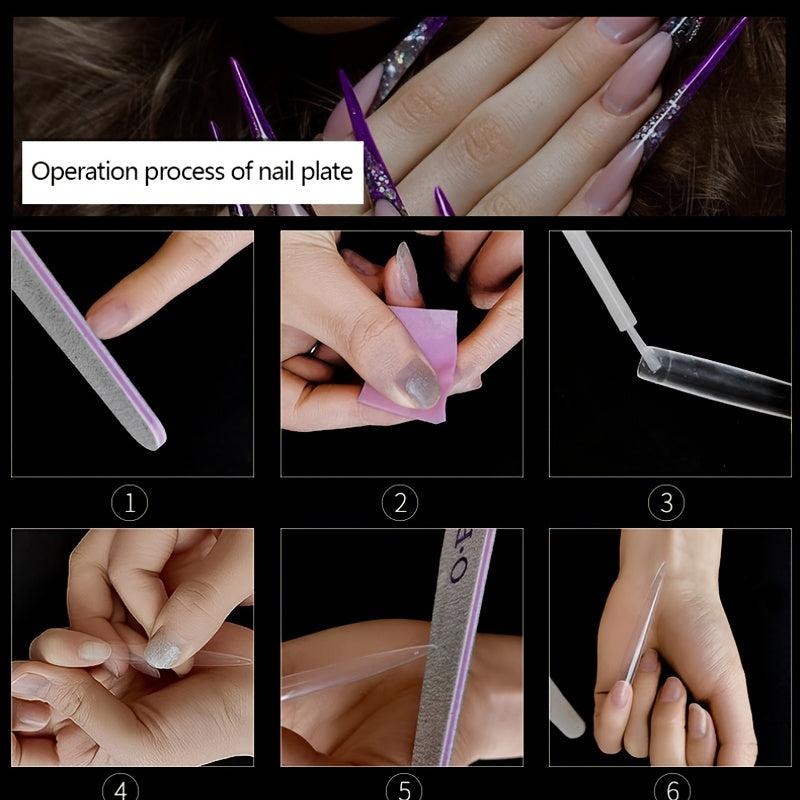Long False Nail Extra Long Nail Tips 10 Sizes