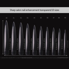 Long False Nail Extra Long Nail Tips 10 Sizes
