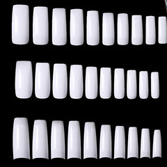 500pcs Soft Gel Nail Tips Pre Shaped False Nail