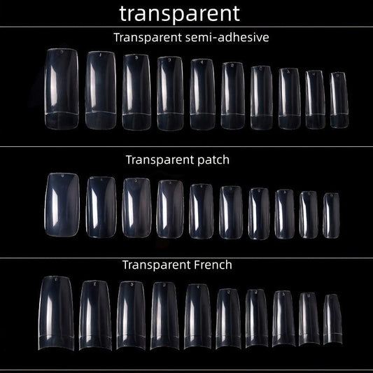 500pcs Soft Gel Nail Tips Pre Shaped False Nail
