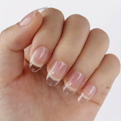 600Pcs Gel Nail Tips Medium Oval False Nail Tips