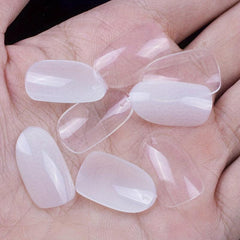 600Pcs Gel Nail Tips Medium Oval False Nail Tips