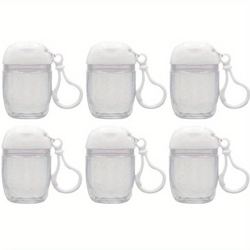 Clear Empty Bottle Hand Sanitizer Travel Holder Keychain