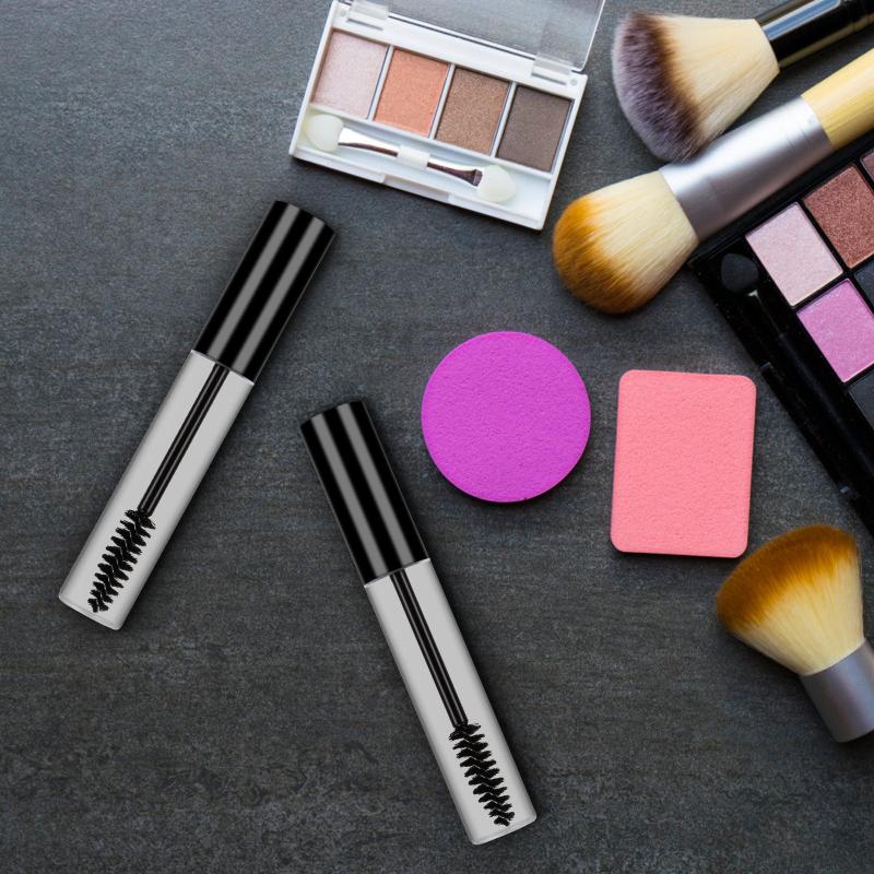 5pcs Empty Mascara Tubes With Brush Eyelash Cream Bottle Refillable