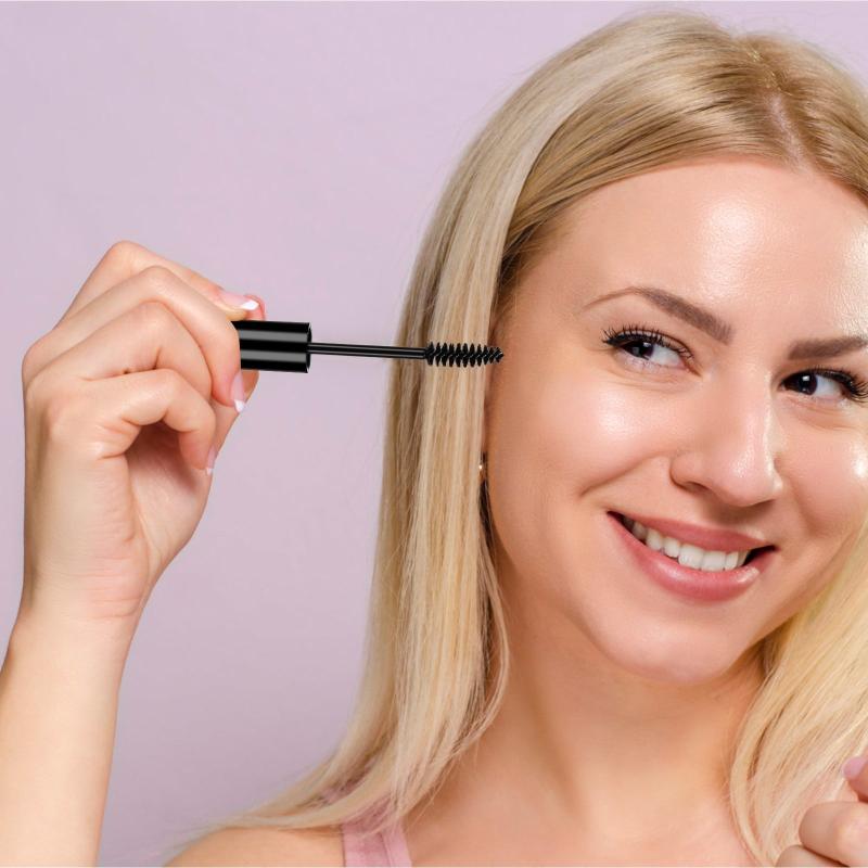 5pcs Empty Mascara Tubes With Brush Eyelash Cream Bottle Refillable
