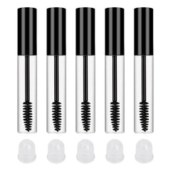 5pcs Empty Mascara Tubes With Brush Eyelash Cream Bottle Refillable
