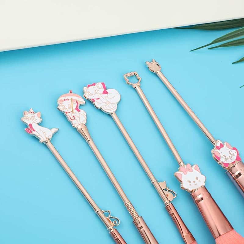 Cartoon Anime Cat Eyeshadow Loose Powder Brush Set