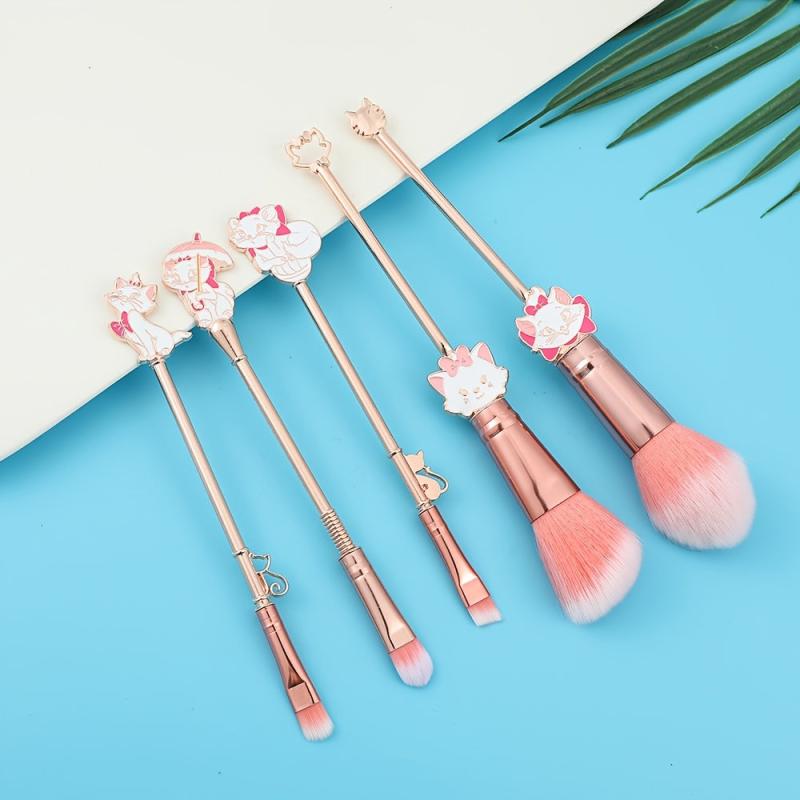 Cartoon Anime Cat Eyeshadow Loose Powder Brush Set