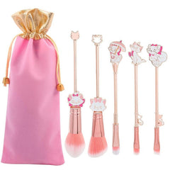 Cartoon Anime Cat Eyeshadow Loose Powder Brush Set