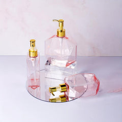 1pc 10oz Plastic Bottles Pump Dispenser Leak Proof Refillable BPA