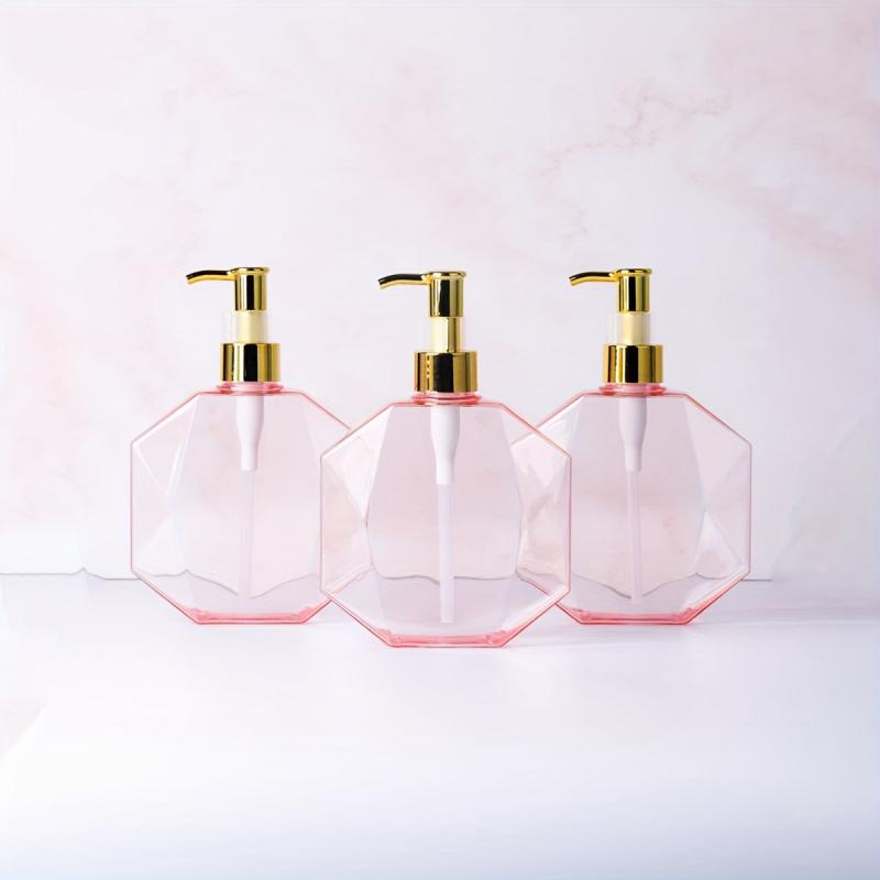 1pc 10oz Plastic Bottles Pump Dispenser Leak Proof Refillable BPA
