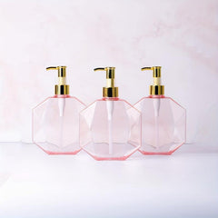 1pc 10oz Plastic Bottles Pump Dispenser Leak Proof Refillable BPA