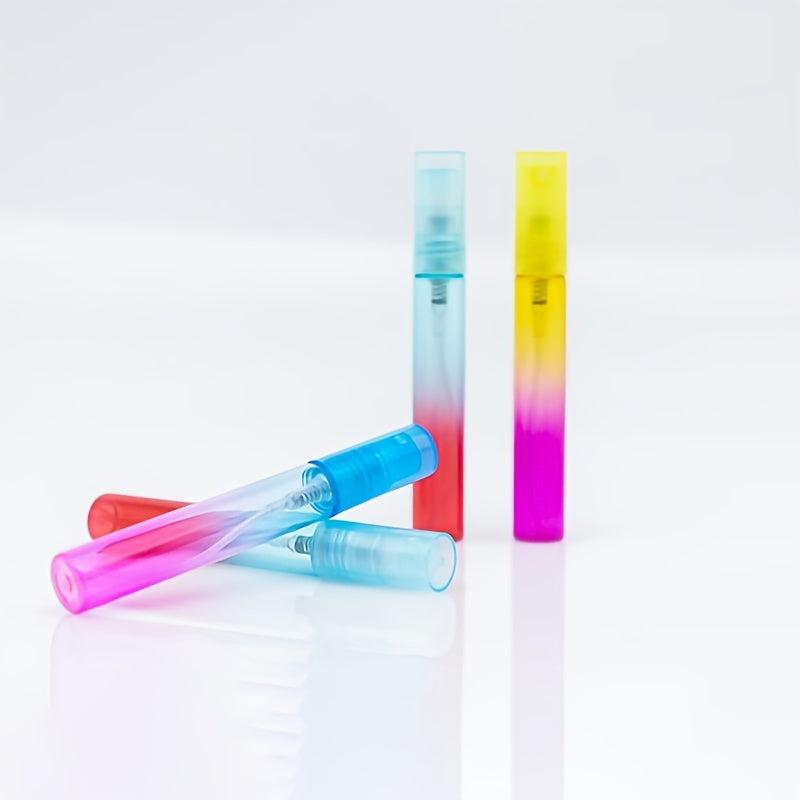 6PCS Colorful Glass Perfume Bottles 8ML Thin Glass Spray Bottle Vials