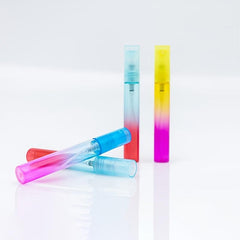 6PCS Colorful Glass Perfume Bottles 8ML Thin Glass Spray Bottle Vials