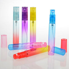 6PCS Colorful Glass Perfume Bottles 8ML Thin Glass Spray Bottle Vials