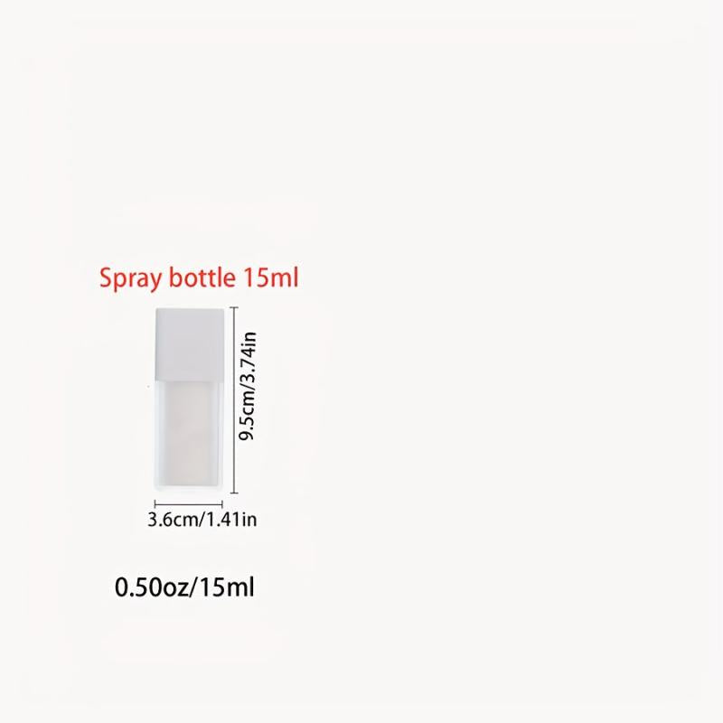 Clear Airless Pump Bottle for Travel Size - Refillable Cosmetic Container