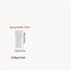 Clear Airless Pump Bottle for Travel Size - Refillable Cosmetic Container