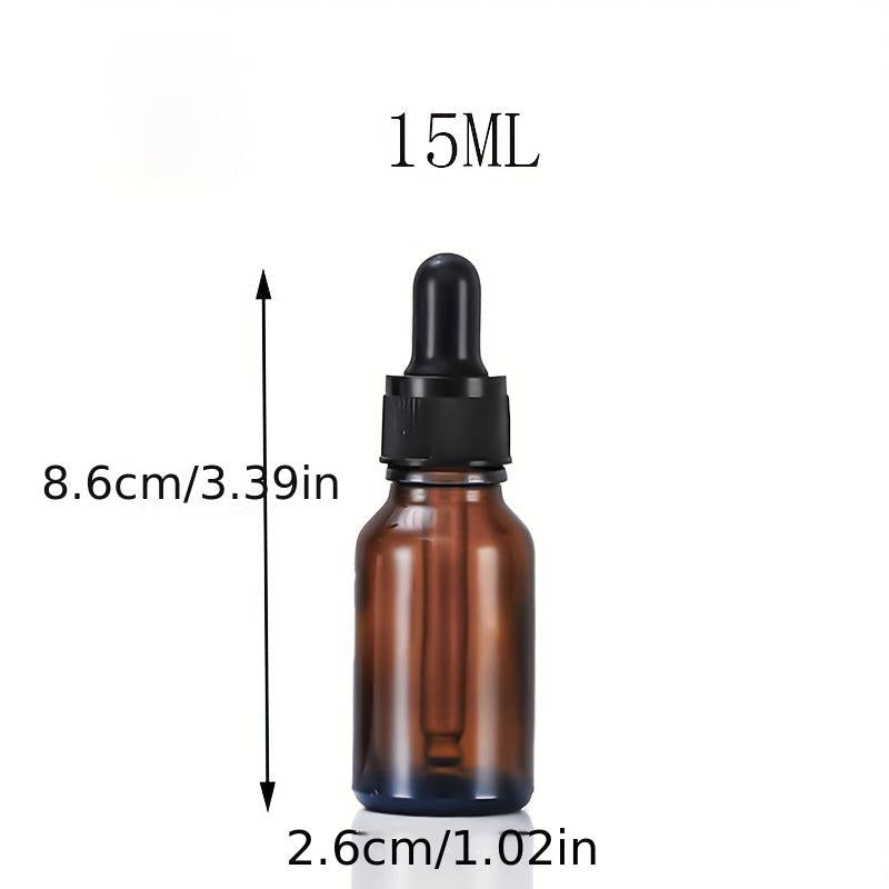 Clear Glass Dropper Bottle 5ml 15 - Perfume Cosmetic Liquid Containers