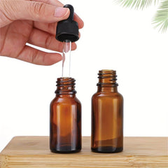 Clear Glass Dropper Bottle 5ml 15 - Perfume Cosmetic Liquid Containers