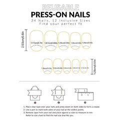 Snowman False Nails Short Nude Pink Glossy Set