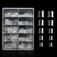 500 pcs Short Clear Nail Tips French Acrylic Extensions