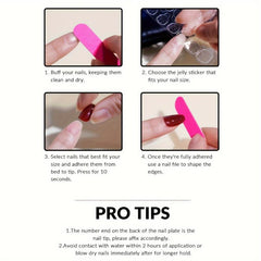 Matte Nude Press On Nails with Butterfly Eye & Cactus Rose Flower - 24pcs