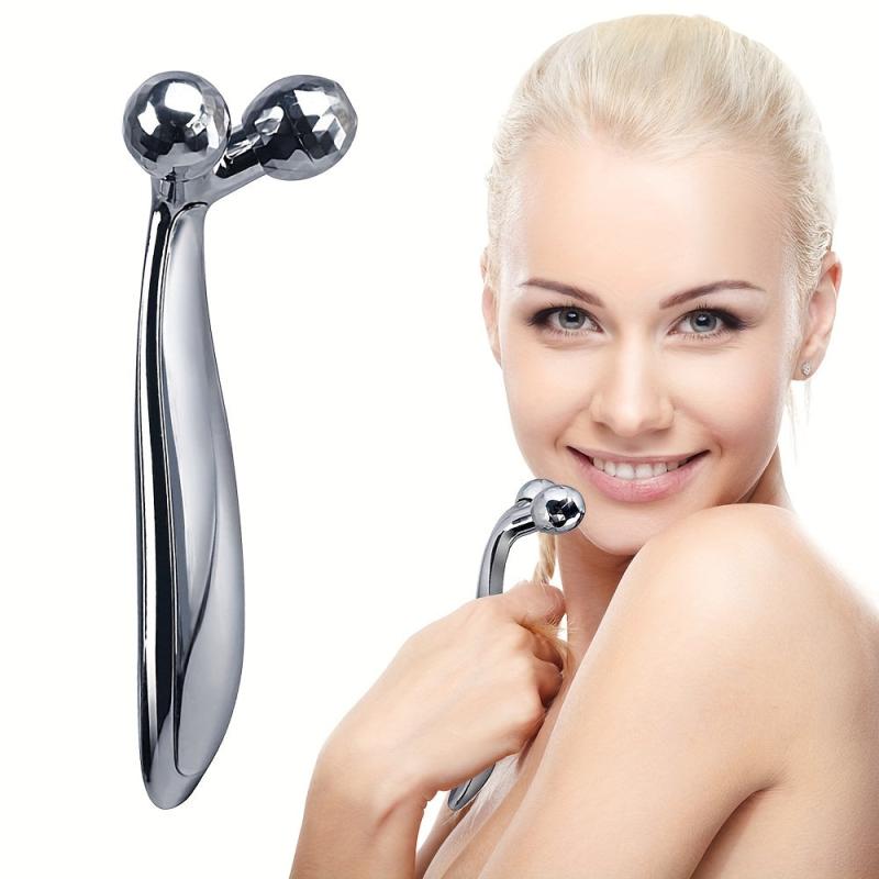 3D Y Face Massager Lift Tone & Smooth Skin 360 Degree Rotation Thin Body Massage