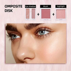 12 Colors Eyeshadow Palette Blush Highlight Makeup Palette