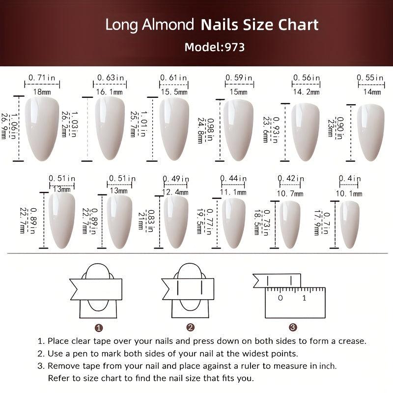 24pcs Halloween Pink Press On Nails with Ghost Flame Heart Almond False Nails
