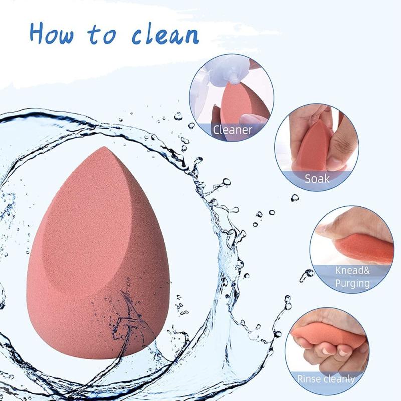 4pcs Makeup Sponge Set Beauty Blender Foundation Powder Puff