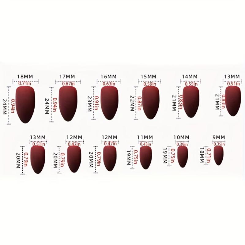 24pcs Glitter Cat Eye Press On Nails Full Coverage Gradient