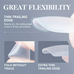 300pcs Soft Gel Nail Tips Matte Acrylic False Nail Tips