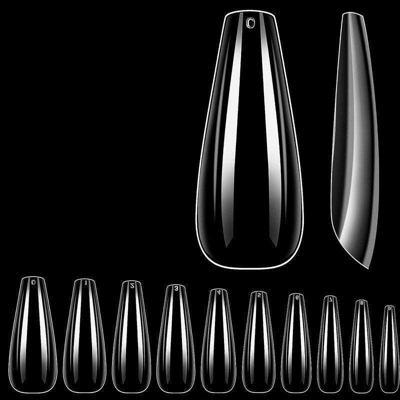 500pcs Soft Gel Nail Tips Pre-shaped False Nail Tips For Nail Extension