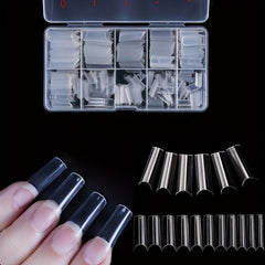 500pcs Soft Gel Nail Tips Pre-shaped False Nail Tips For Nail Extension