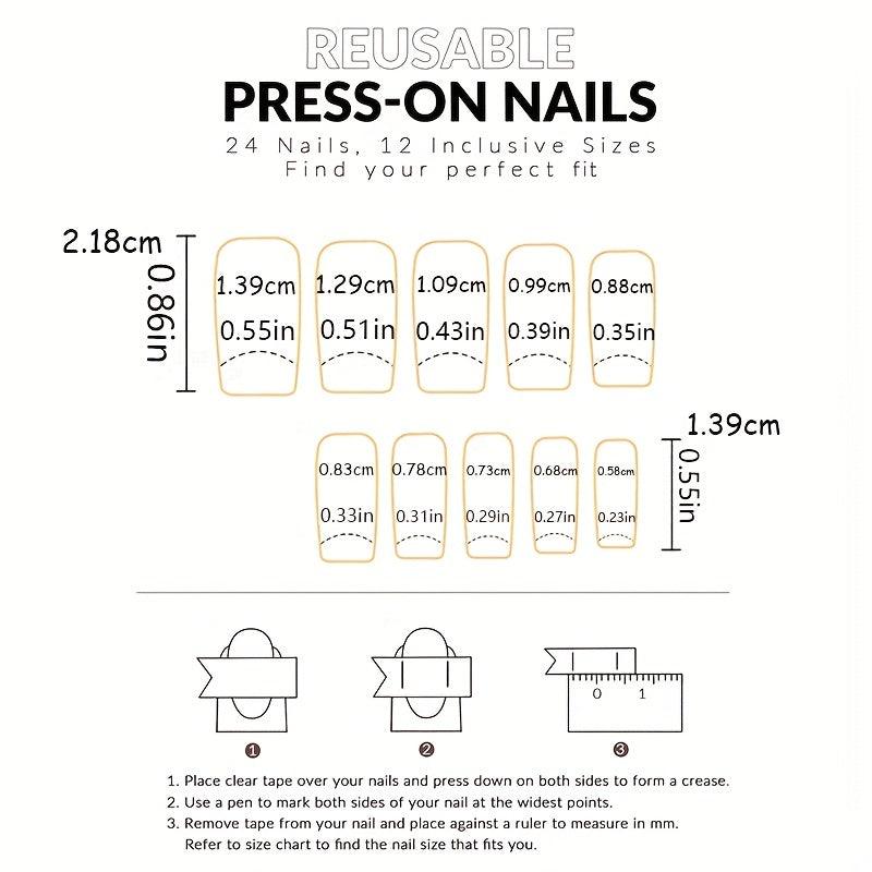 Glitter Gradient Grey Marble Press On Coffin Nails