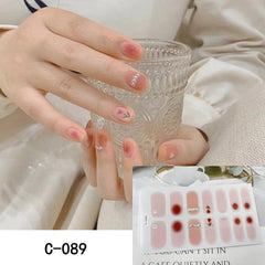 3D Flower Nail Strips Self Adhesive Nail Art Decal