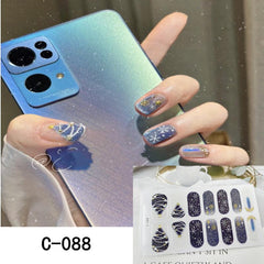 3D Flower Nail Strips Self Adhesive Nail Art Decal