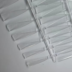500pcs Soft Gel Nail Tips Clear Acrylic Nail Tips Long Stiletto False Nail Tips