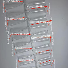 500pcs Soft Gel Nail Tips Clear Acrylic Nail Tips Long Stiletto False Nail Tips