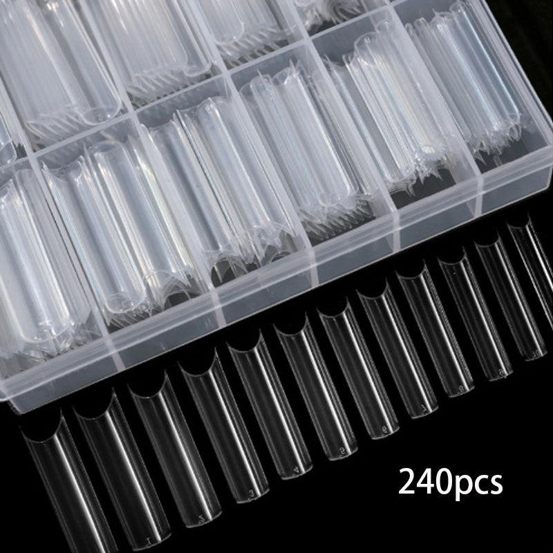 Pre-shaped Soft Gel Nail Tips for Nail Extension