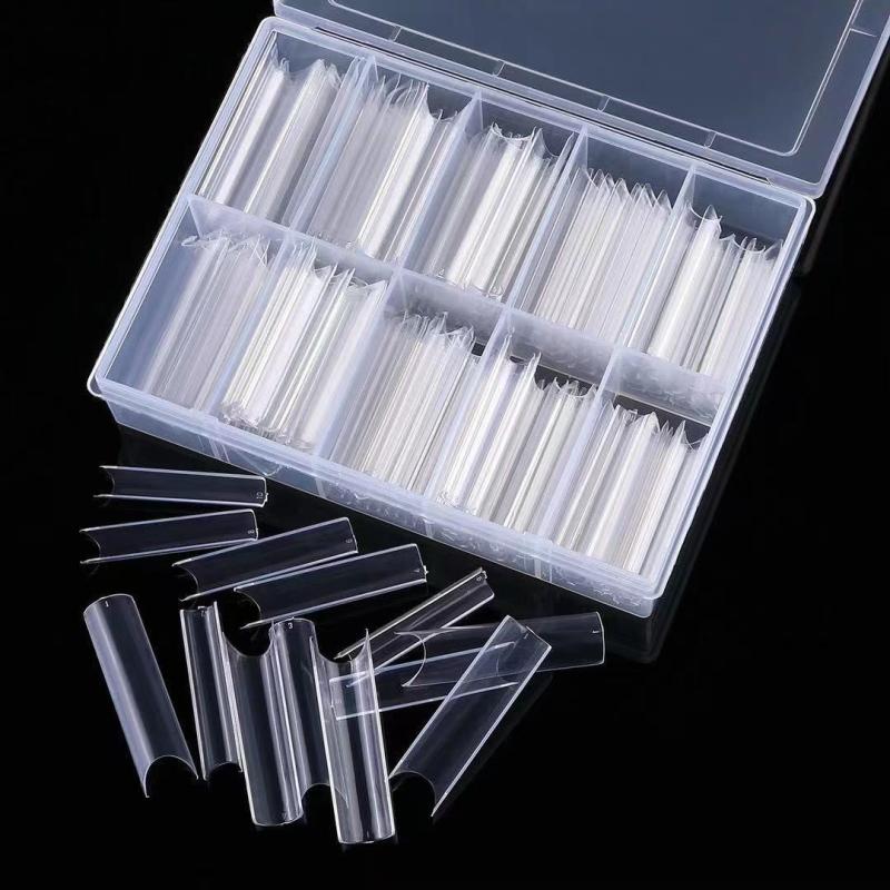 Pre-shaped Soft Gel Nail Tips for Nail Extension