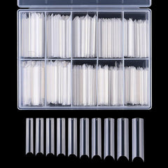 Pre-shaped Soft Gel Nail Tips for Nail Extension
