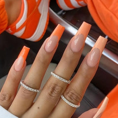 500pcs Soft Gel Nail Tips Long Ballerina Shape False Nail Tips for Manicure DIY