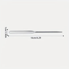 Stainless Steel Makeup Foundation Spatula Nail Art Mixing Tool