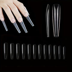 240 pcs XL Stiletto Nail Tips Acrylic False Nails with Box